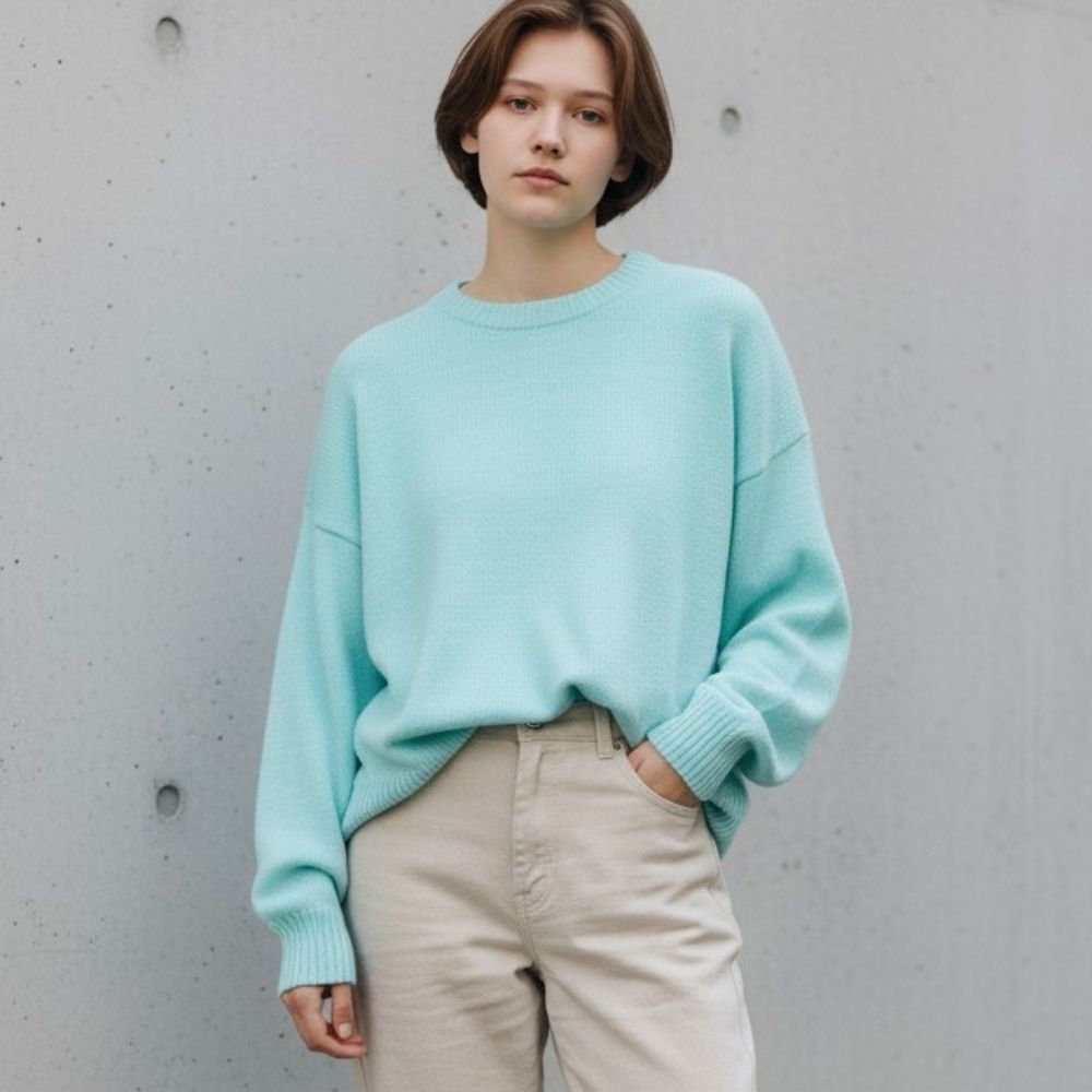 Vintage Club Nouveau Mint Green Sweater